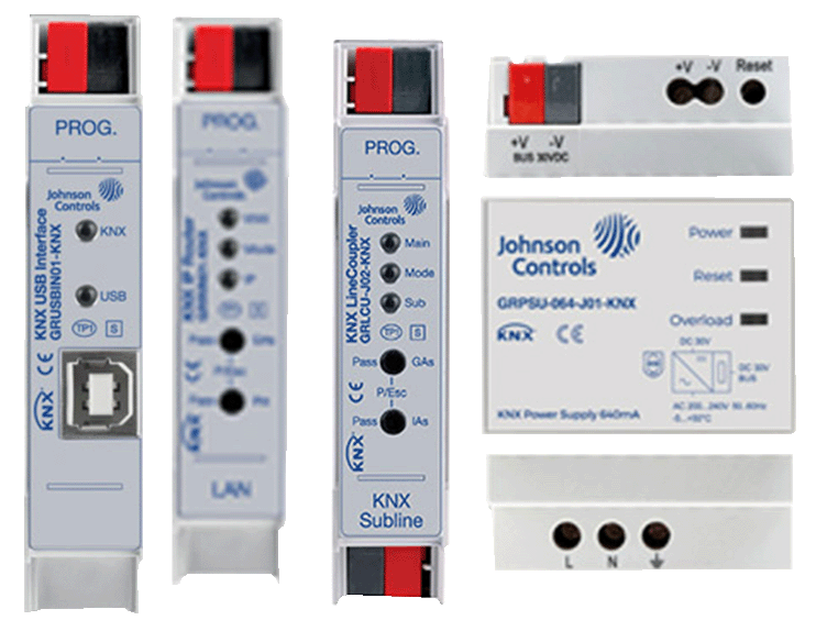 Switches by KNX and Johnson controls