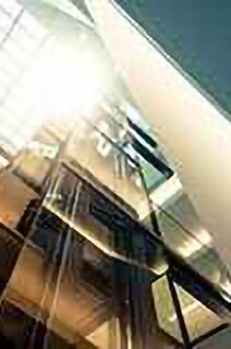 Low-angle shot of a high-rise commercial building