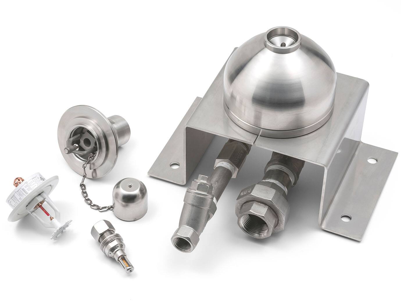 Water mist extinguishing system spare parts