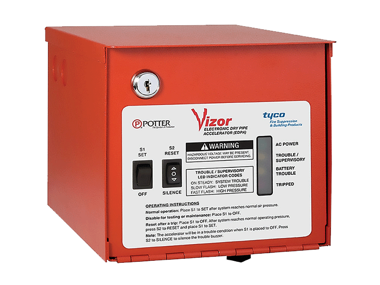 Vizor Electronic Dry Pipe Accelerator