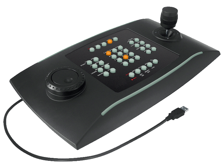 Keyboard for victor surveillance systems